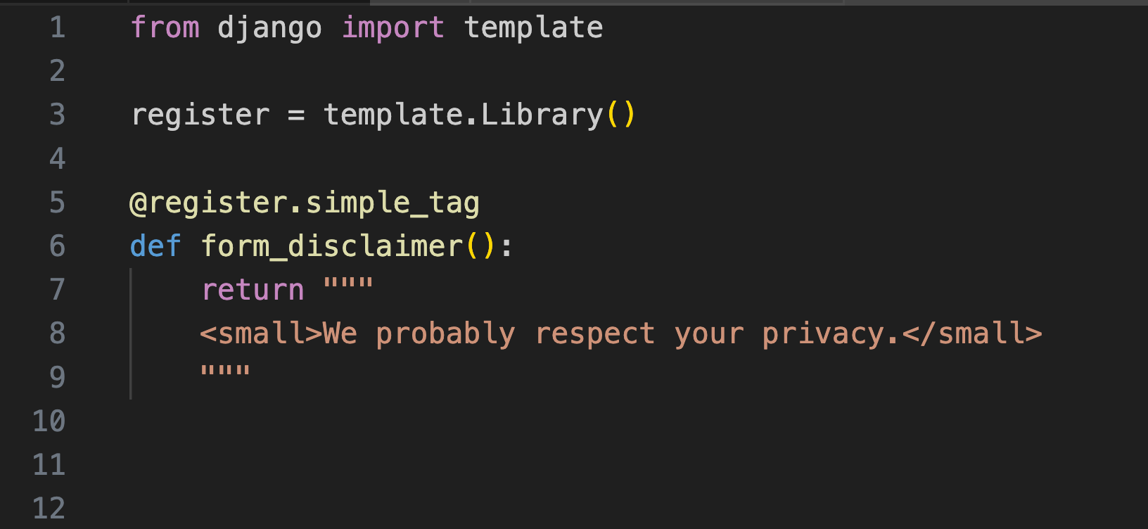 Custom Template Tags vs Custom Context Processors in Django Custom Template Tags vs Custom Context Processors in Django
